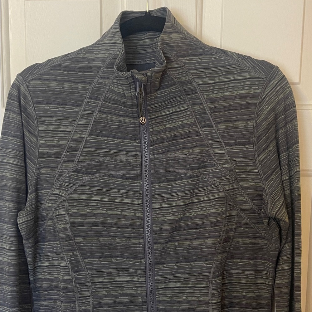 Lu-Lu Lemon 🍋 Striped Full-Zip Jacket - Picture 2 of 4